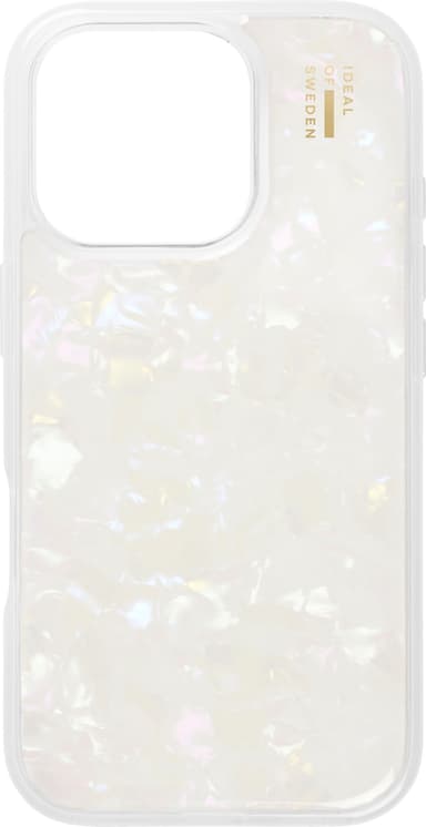 Ideal of Sweden iPhone 16 Pro suojakuori (Pearlized White)
