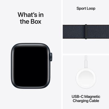 Apple Watch SE 2nd Gen 40mm LTE (keskiyö alu./musteenv. Sport Loop)