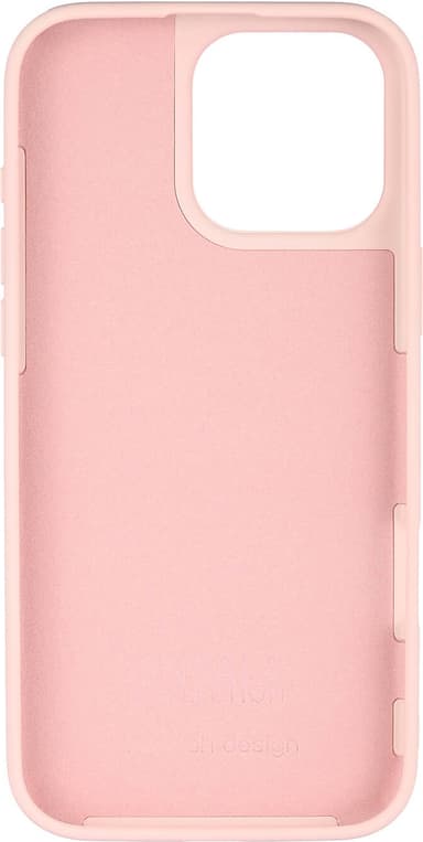 Onsala iPhone 16 Pro Max silikonikuori (liitunpinkki)