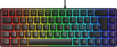 Next MX6 mini 65 RGB pelinäppäimistö (kalvokytkimet, musta)