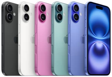 iPhone 16 – 5G älypuhelin 256 GB sinivihreä