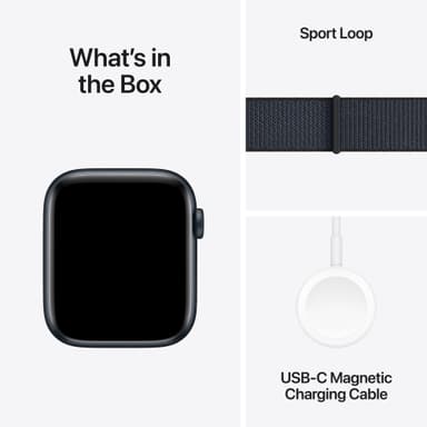 Apple Watch SE 2nd Gen 44mm LTE (keskiyöns. alu/musteenv. Sport Loop)