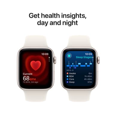 Apple Watch SE 2nd Gen 44mm GPS (tähtiv. alu./tähtiv. Sport Band S/M)