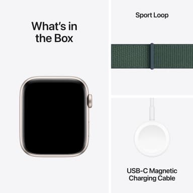 Apple Watch SE 2nd Gen 44mm LTE (tähtiv. alu./lammenvihreä Sport Loop)