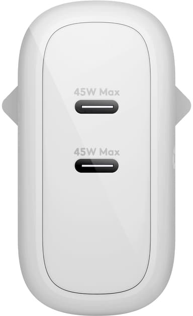 Dbramante1928 2x45 W USB-C seinälaturi (valkoinen)