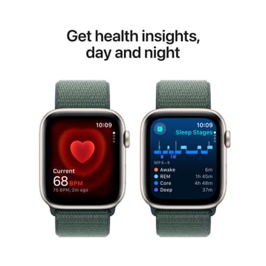 Apple Watch SE 2nd Gen 44mm LTE (tähtiv. alu./lammenvihreä Sport Loop)