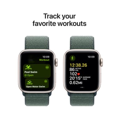 Apple Watch SE 2nd Gen 40mm LTE (tähtival. alu/lammenvihr. Sport Loop)