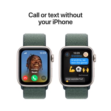 Apple Watch SE 2nd Gen 40mm LTE (tähtival. alu/lammenvihr. Sport Loop)