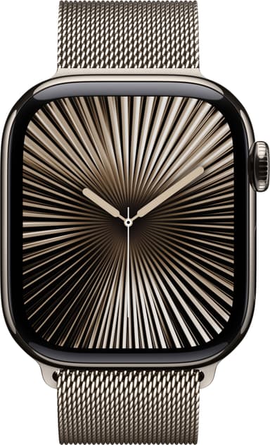 Apple Watch S10 46mm GPS+Cel (luonnonv. tit./l.v. Milanese Loop) M/L