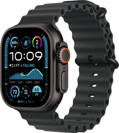 Apple Watch Ultra 2 49mm GPS+CEL (mustatitaani/musta Ocean Band)