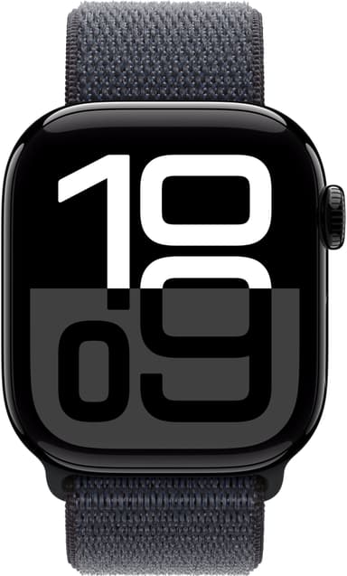 Apple Watch S10 42mm GPS+Cel (peilimusta alum./musteenv. Sport Loop)