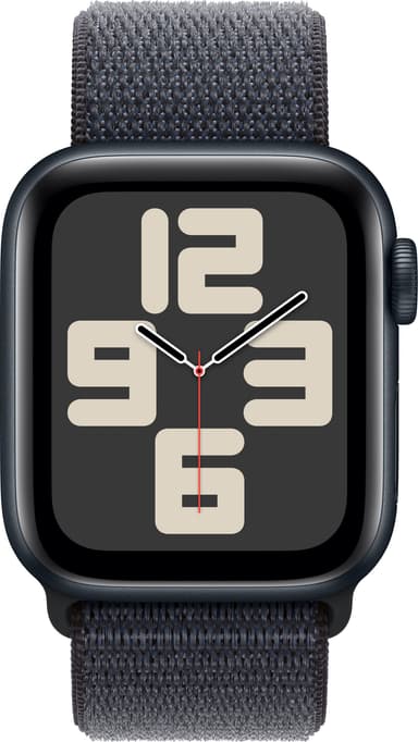 Apple Watch SE 2nd Gen 40mm LTE (keskiyö alu./musteenv. Sport Loop)