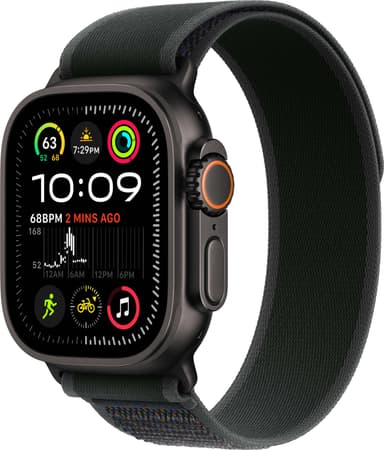 Apple Watch Ultra 2 49mm GPS+CEL (mustatitaani/musta Trail Loop) M/L