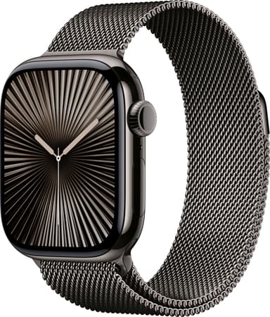 Apple Watch S10 46mm GPS+Cel (liuskekivi tit./lius. Milanese Loop) M/L