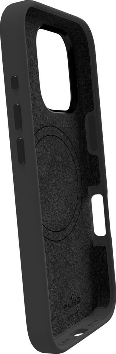 Puro Icon Mag Pro iPhone 16 Pro Max suojakuori (musta)