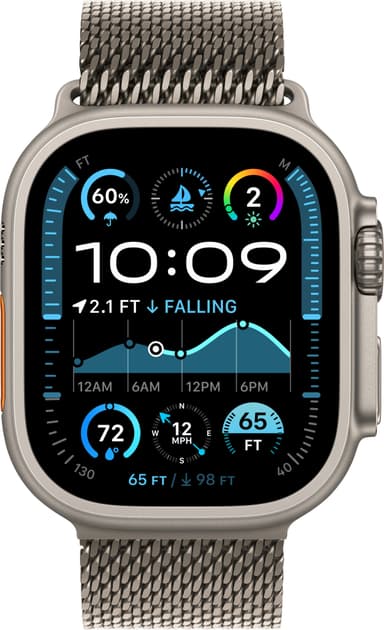 Apple Watch Ultra 2 49mm GPS+CEL (luonnont./luonnont. Milanese Loop) S