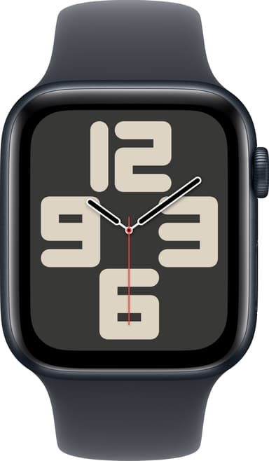 Apple Watch SE 2nd Gen 44mm GPS (keskiyö alu./keskiyö Sport Band M/L)