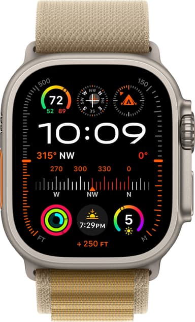 Apple Watch Ultra 2 49mm GPS+CEL (luonnonv. tit./sahar. Alpine Loop) L