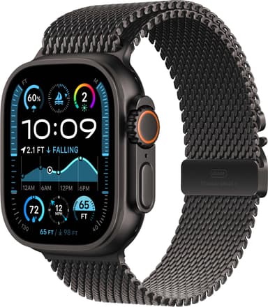 Apple Watch Ultra 2 49mm GPS+CEL (mustatit./mustatit. Milanese Loop) L