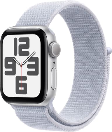 Apple Watch SE 2nd Gen 40mm LTE (hopea alumiini/sinertävä Sport Loop)