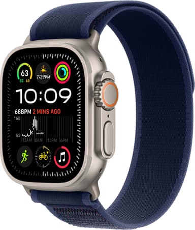 Apple Watch Ultra 2 49mm GPS+CEL (luonnontitaani/sin. Trail Loop) M/L