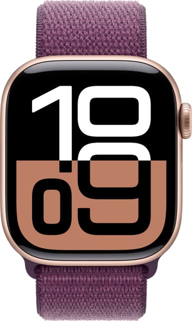 Apple Watch S10 46mm GPS+Cel (ruusukulta alu./luumunv. Sport Loop)