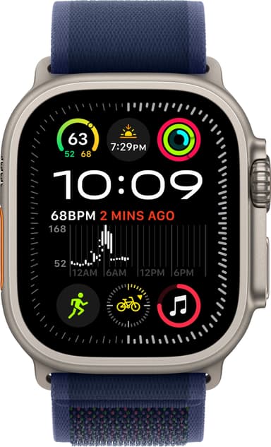 Apple Watch Ultra 2 49mm GPS+CEL (luonnontitaani/sin. Trail Loop) M/L
