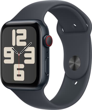 Apple Watch SE 2nd Gen 44mm LTE (keskiyö alu./keskiyö Sport Band S/M)