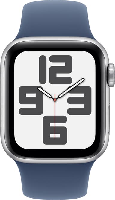 Apple Watch SE 2nd Gen 44mm LTE (hopea alu./farkunsin. Sport Band S/M)