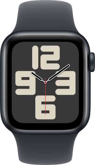 Apple Watch SE 2nd Gen 40mm LTE (keskiyö alu./keskiyö Sport Band M/L)
