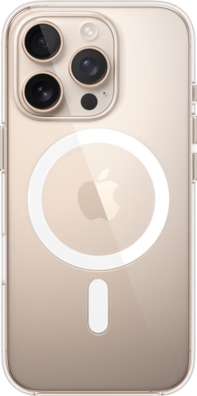 Apple iPhone 16 Pro suojakuori (läpinäkyvä)