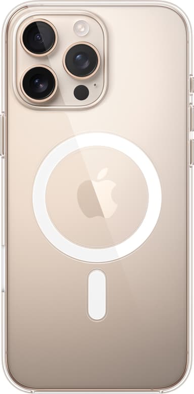 Apple iPhone 16 Pro Max suojakuori (läpinäkyvä)