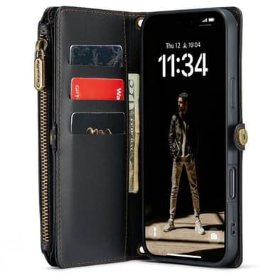CaseMe puhelimenkotelo C36 iPhone 16 Pro Max - Musta