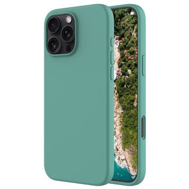 Liquid silikonisuoja iPhone 16 Pro - Pine Green