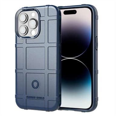Rugged Shield kuori iPhone 16 Pro Max - Sininen