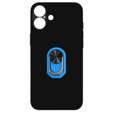 TPU sormuskotelo iPhone 16 Plus - Vaaleansininen