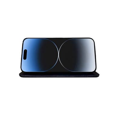 Lompakkokotelo 3-kortti iPhone 16 Plus - Tummansininen