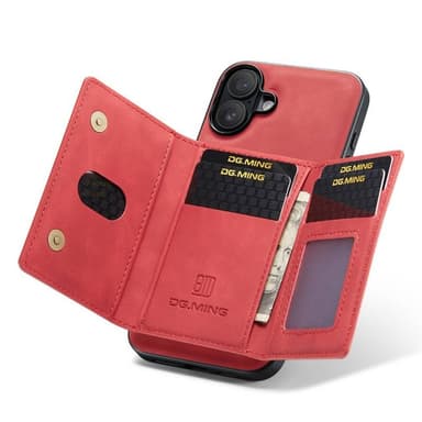 DG-Ming M2 kuori iPhone 16 Plus - Punainen