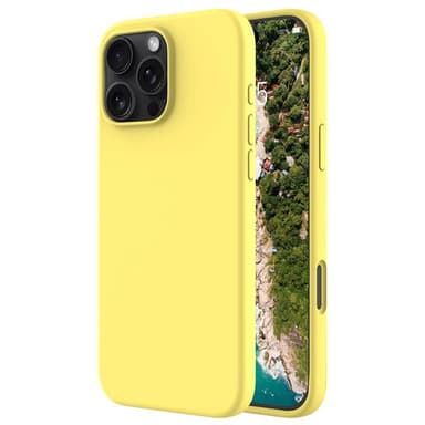 Liquid silikonisuoja iPhone 16 Pro - Canary Yellow