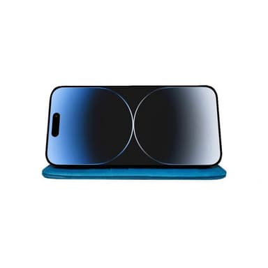 Lompakkokotelo 3-kortti iPhone 16 Plus - Vaaleansininen