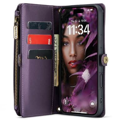 CaseMe puhelimenkotelo C36 iPhone 16 Pro Max - Viininpunainen
