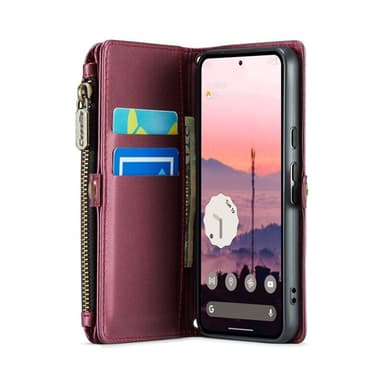 CaseMe puhelimenkotelo C36 Google Pixel 9 - Viininpunainen