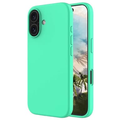 Liquid silikonisuoja iPhone 16 Plus - Spearmint