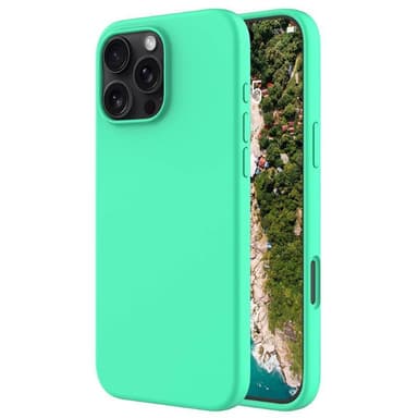 Liquid silikonisuoja iPhone 16 Pro Max - Spearmint