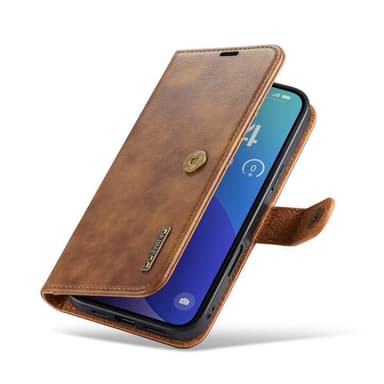 Lompakkokotelo DG-Ming 2i1 iPhone 16 Pro Max - Ruskea