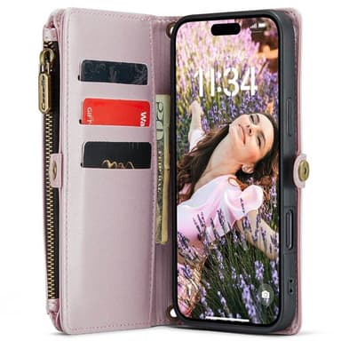 CaseMe puhelimenkotelo C36 iPhone 16 Pro Max - Vaaleanpunainen