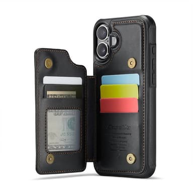CaseMe puhelimenkotelo C22 iPhone 16 Plus - Musta
