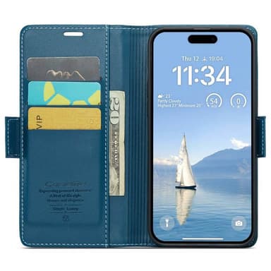 CaseMe puhelimenkotelo 023 iPhone 16 Pro Max - Sininen
