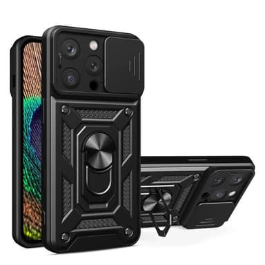 Jazz 3i1 kuori iPhone 16 Pro Max - Musta
