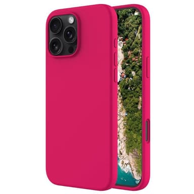 Liquid silikonikuori iPhone 16 Pro Max - Dragon Fruit